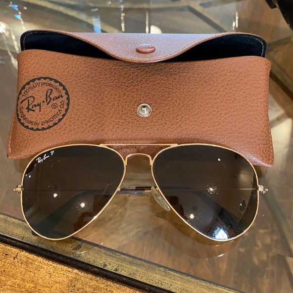 Ray-Ban Accessories - Ray-ban gold aviator frames